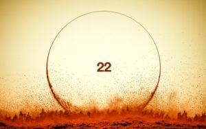 centered brown "22", warm beige-gold background with orange-red silk dust --chaos 50 --ar 16:9 --raw --sref https://s.mj.run/LYJK68F9TTc https://s.mj.run/TG8fgjtkEyA --profile sqsmcwf --stylize 350 --weird 255 --v 8.1 Job ID: 56a6fee5-4a04-4e56-9cb5-0209cd3e197a