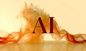 centered brown word "AI", warm beige-gold background with orange-red silk waves --chaos 50 --ar 16:9 --raw --sref https://s.mj.run/LYJK68F9TTc https://s.mj.run/TG8fgjtkEyA --profile sqsmcwf --stylize 350 --weird 255 --v 8.1 Job ID: a141fa95-0c22-4ee4-80ae-e74b79731c6a