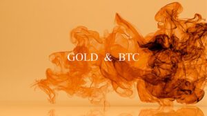 "GOLD &amp; BTC", warm beige-gold background with orange-brown fire tongues --chaos 50 --ar 16:9 --raw --sref https://s.mj.run/LYJK68F9TTc https://s.mj.run/ugkoHFMl-bc --profile sqsmcwf --stylize 350 --weird 255 --v 8.1 Job ID: b3ee01a0-e774-46b0-9e3c-709431cd9504